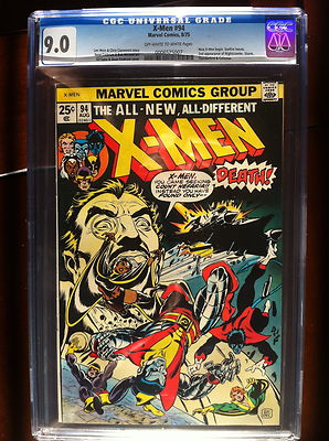 XMEN 94 1975  CGCGRADED 90  NEW XMEN BEGIN  NO RESERVE