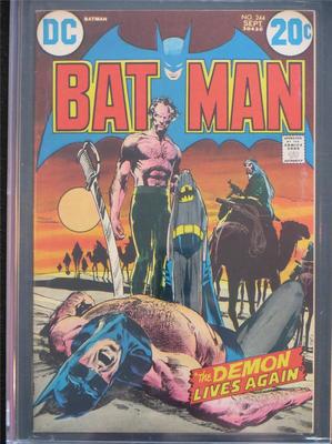 CGC 92  BATMAN 244  3rd Appearance of RAS AL GHUL  Neal ADAMS  WHITE pgs