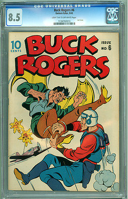 Buck Rogers 6 CGC 85 VF Eastern Color 1943 Last Issue High Grade