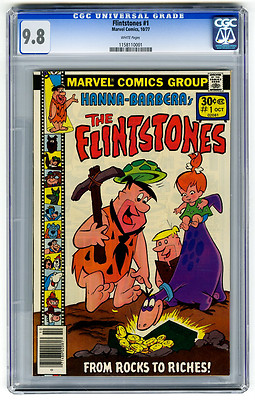 Flintstones 1 CGC 98 WHITE HannaBarbera Marvel Bronze Age Comic TV Cartoon