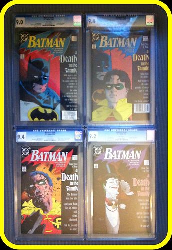 BATMAN Cgc 9490 426429 A DEATH IN THE FAMILY PARTS 14