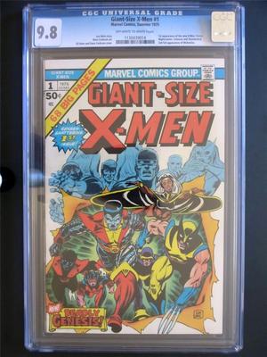 GiantSize XMen 1 MARVEL 1975 MINT CGC 98 NMMT  1st New XMen  HIGHEST