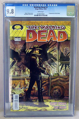 Walking Dead 1 CGC 98 NMMT 1st Rick Grimes Modern Age Image Comic Book 2003