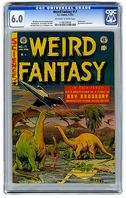 Weird Fantasy 17 CGC 60 OWW Pre Code Infinity Wally Wood EC Golden Age Comic