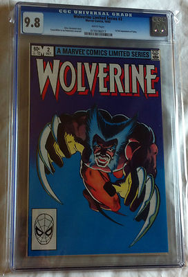  Wolverine Limited 2  1082  CGC 98 White Pages 1st Yukio   Basis of Movie