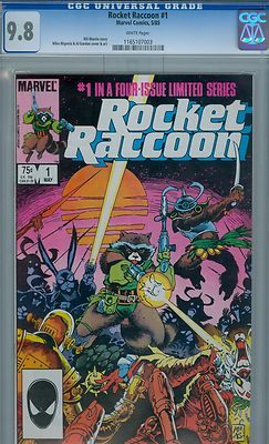 ROCKET RACCOON s 1 2 3  4 ALL CGC 98 1985   NO RESERVE  