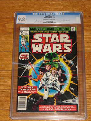 STAR WARS 1 CGC 98 KEY BRONZE AGE COMIC MARVEL 1977 RARE COMIC STAN LEE