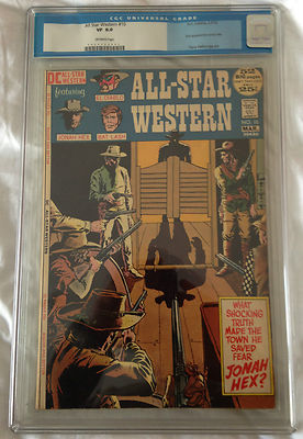 CGC 80see my other items ALL STAR WESTERN 10FIRST JONAH HEXKEY BRONZE AGE