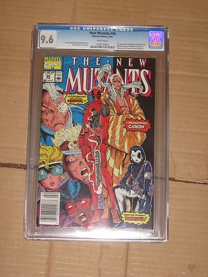 CGC 96 New Mutants 98 First Appearance of Deadpool