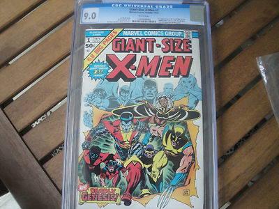 Giant Size Xmen Marvel comic book 1 1975 CGC 90 NM Near Mint