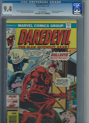 Daredevil 131 Mar 1976 Marvel CGC 94  1st Bullseye
