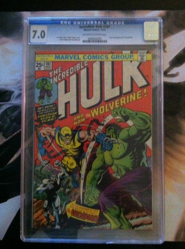 Incredible Hulk 181 CGC 70 1st Full Wolverine App Marvel Bronze Age Comic