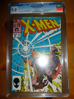 CGC 98 XMEN 221  WOLVERINE  1ST MISTER SINISTER  SILVESTRI ART  