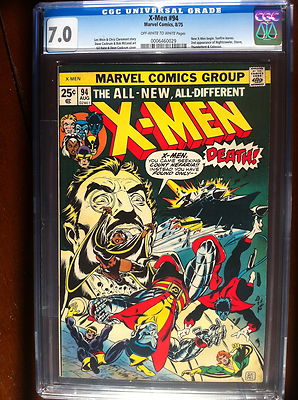 XMEN 94 1975  CGCGRADED 70  NEW XMEN BEGIN  NO RESERVE