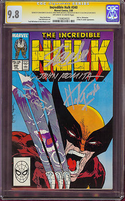 Hulk 340 CGC 98 SSx4 Stan Lee John Romita Herb Trimpe 1 Hulk vs Wolverine