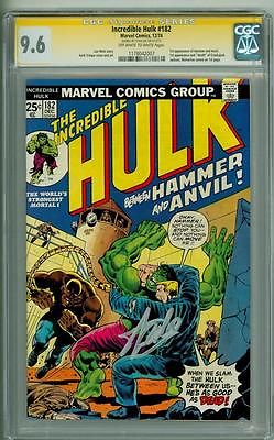 INCREDIBLE HULK 182 CGC 96 SS STAN LEE SIGNATURE SERIES WOLVERINE