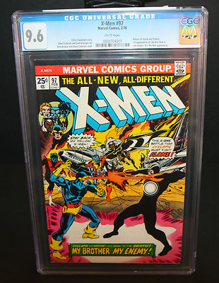 XMen 97  1st App of Lilandra  Havok  Polaris App  CGC Grade 96  1976