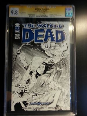 The Walking Dead 100 SIGNATURE SERIES Comixology CGC 98 OTTLEY MICHONNE 