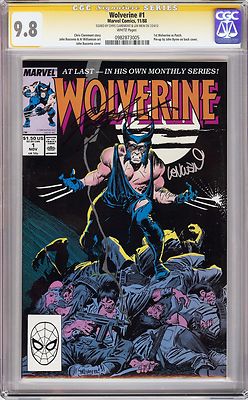 WOLVERINE 1 1ST PATCH 1988 CGC 98 SS Signed Chris Claremont  Len Wein