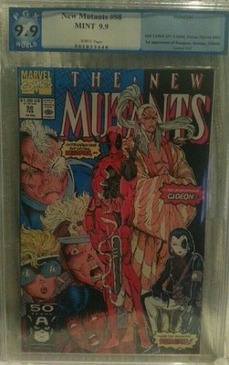 New Mutants 98 PGX 99 not CGC First Deadpool 