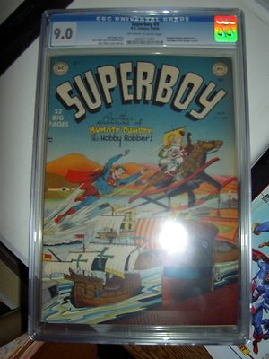Superboy 9VFNM Highest graded CGC 90cover by John Sikela1950Curt Swan art