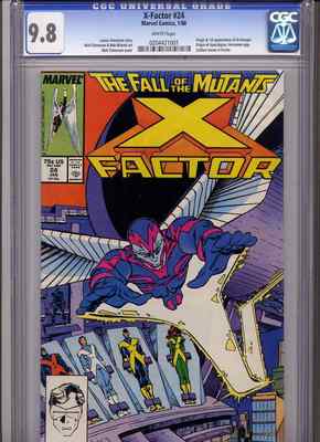 XFACTOR  24  1988  1ST Appearance  ORIGIN of ARCHANGEL  CGC 98