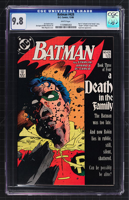 Batman 428 1989 part 3 of A Death in the Family storyline CGC 98 White Pages