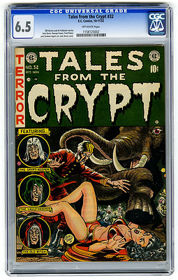 Tales from the Crypt 32 CGC 65 OW Pre Code Horror EC Golden Age Comic Good Girl