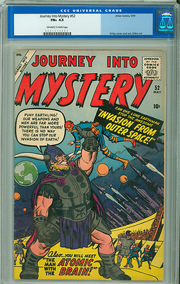 Journey into Mystery 52 CGC 65 Atlas 1959 Steve Ditko Jack Kirby Cover