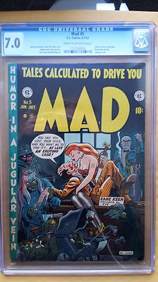 Mad 5 JuneJuly 1953 EC CGC 70