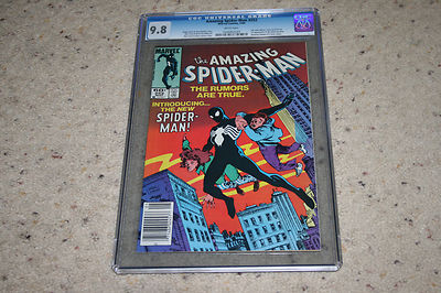 AMAZING SPIDERMAN 252 CGC Graded 98  1st Black Costume