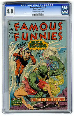 Famous Funnies 210 CGC 40 Buck Rogers Frazetta Eastern Color Golden Age Comic