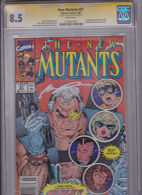 NEW MUTANTS 87 FIRST CABLE CGC SS 85 ROB LIEFELD  98