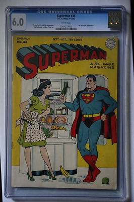 Superman 36 CGC 60  Golden Age Original Mxyxtplk appearance