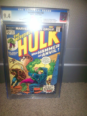 HULK 182 CGC 94 VOLUME 1 WOLVERINE LK GIANTSIZE XMEN 1 94 180 181