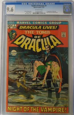 Marvel Comics  TOMB of DRACULA 1  CGC 96  1st Appearance of Dracula