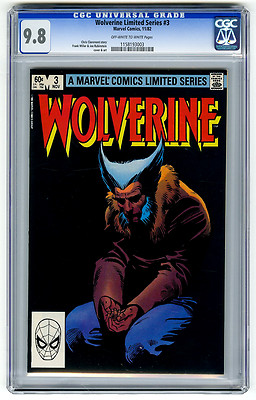 Wolverine Limited Series 3 CGC 98 Frank Miller Marvel Copper Age Comic XMen