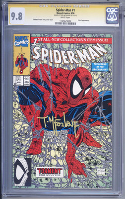 SpiderMan 1 SS CGC 98 Todd McFarlane Signature Series 1990