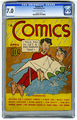 The Comics 2 CGC 70 Dell Golden Age Newspaper Strip