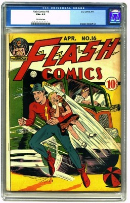 Flash Comics 16 DC 1941 CGC FN 65