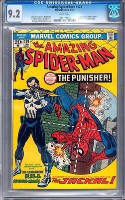 Amazing SpiderMan 129 CGC 92 WHITE PAGES 1st Punisher  