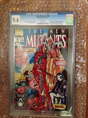 New Mutants 98 CGC 96 Graded DEADPOOL 1st Appearance 