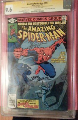 Amazing SpiderMan 200 CGC 96 Signature Series Lee Romita  Wolfman EXPLOSIVE