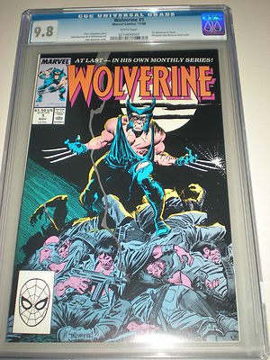 Wolverine 1 CGC Graded 98 WHITE Pages 1st Wolverine as Patch Movie soon
