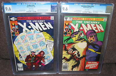 XMen 141 and 142  CGC 96 White Pages  Days of Future Past Movie