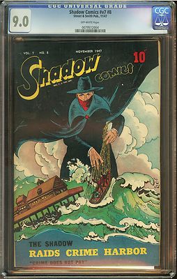 SHADOW COMICS V7 8 CGC 90 1947 CLASSIC COVER FREE SHIPPING