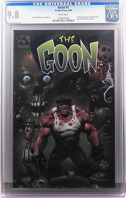 Goon 1 Avatar Press 1st series CGC 98 WHITE pages Eric Powell Low print run