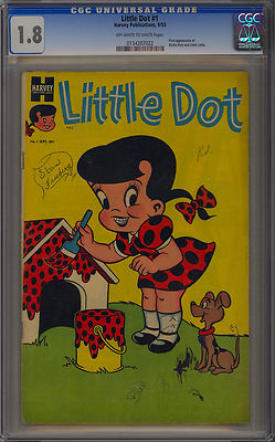 Little Dot 1 Rare First Appearance of Richie Rich Harvey 1953 CGC 18