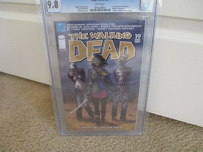 WALKING DEAD FRIST PRINT 19 CGC 98  FREE SHIPPING