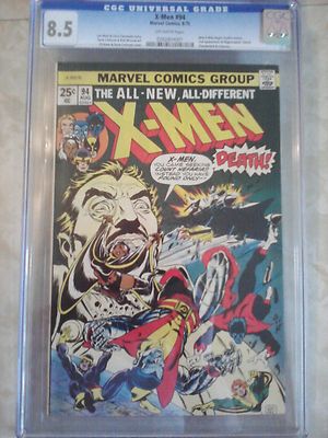 Xmen 94  CGC 85  OFFWHITE PAGES